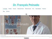 Tablet Screenshot of doctorpeinado.com